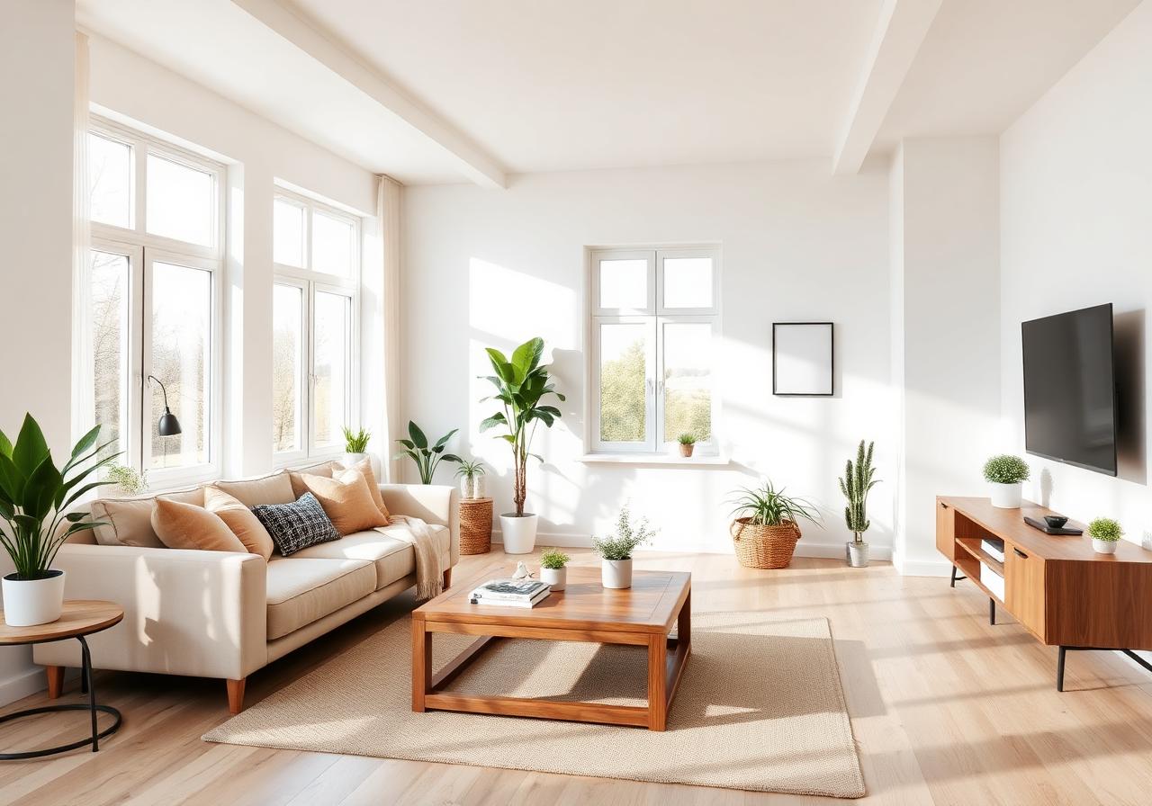 Furnished living room